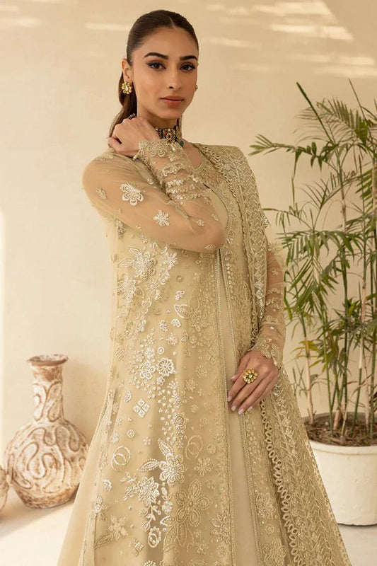 Farasha - Luzella Premium Formals - 09-GOLDEN AUAR - Unstitched