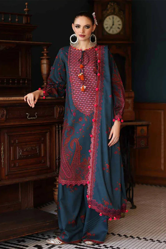 Charizma - Aniiq Embroidered Printed Linen Collection Vol 1 - ANW6-04 - Unstitched
