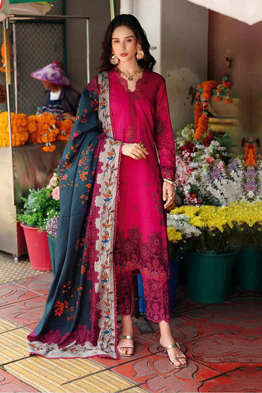 Charizma - Aniiq Embroidered Printed Linen Collection Vol 1 - ANW6-06 - Unstitched