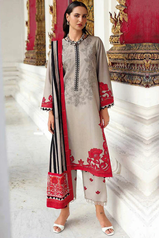 Charizma - Aniiq Embroidered Printed Linen Collection Vol 1 - ANW6-08 - Unstitched