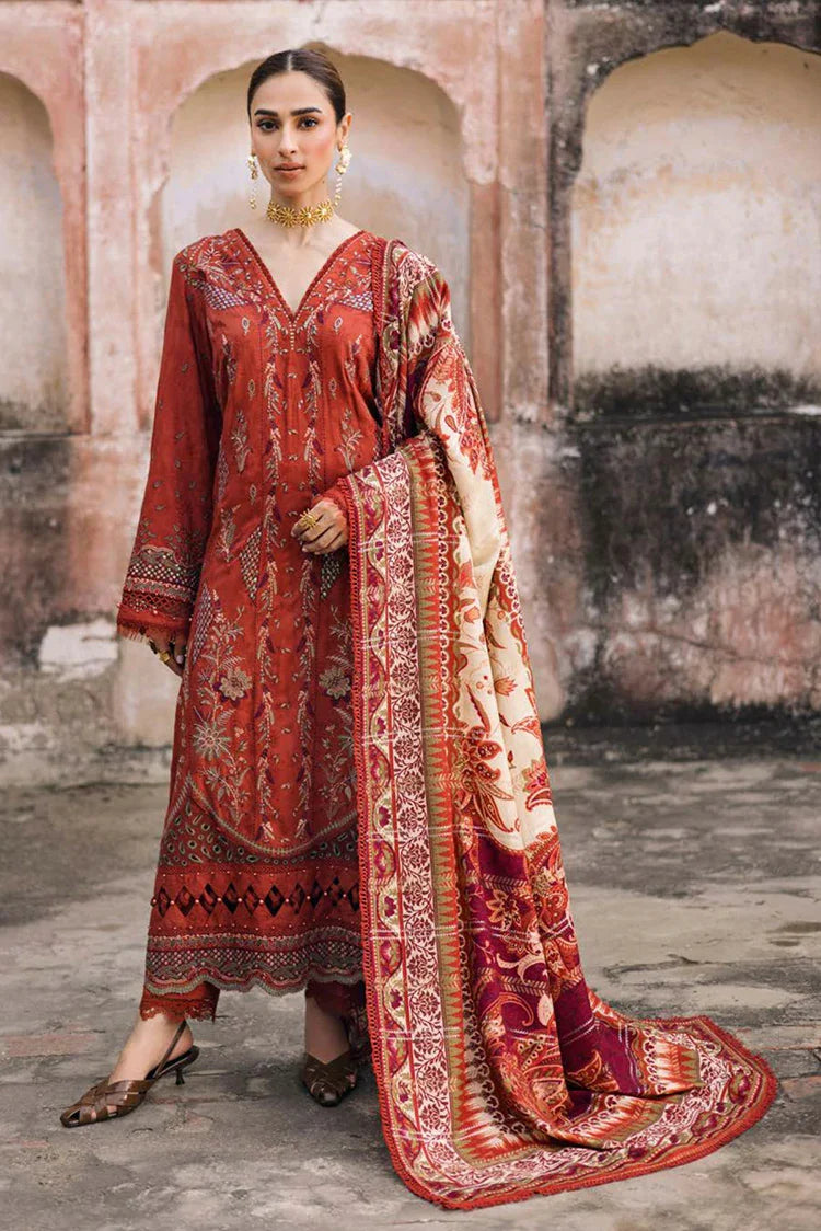 Nureh - Maya Embroidered Linen Collection Vol 1 - NW-105 - Unstitched