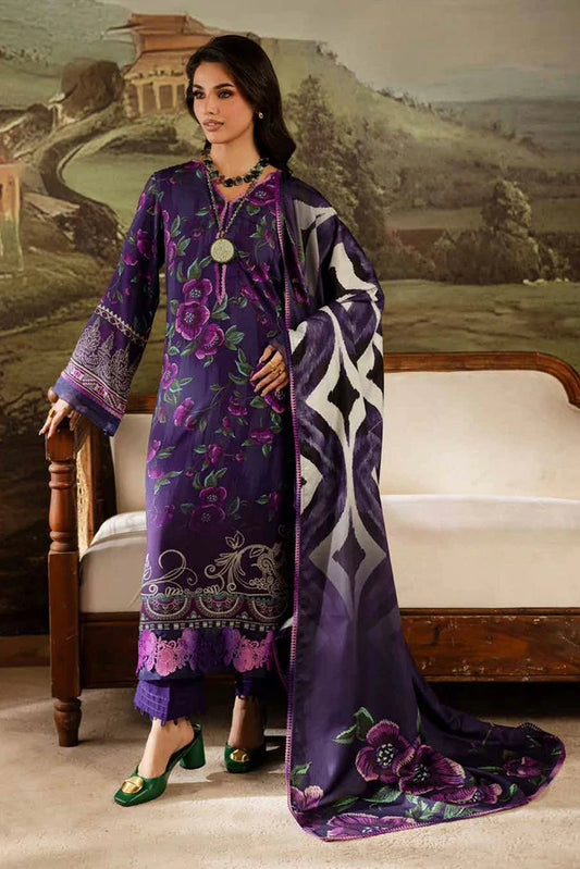 Nureh - Signature Prints Printed Doria Linen Collecton Vol 2 - SP-173 - Unstitched