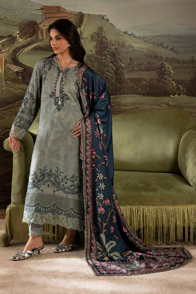 Nureh - Signature Prints Printed Doria Linen Collecton Vol 2 - SP-174 - Unstitched