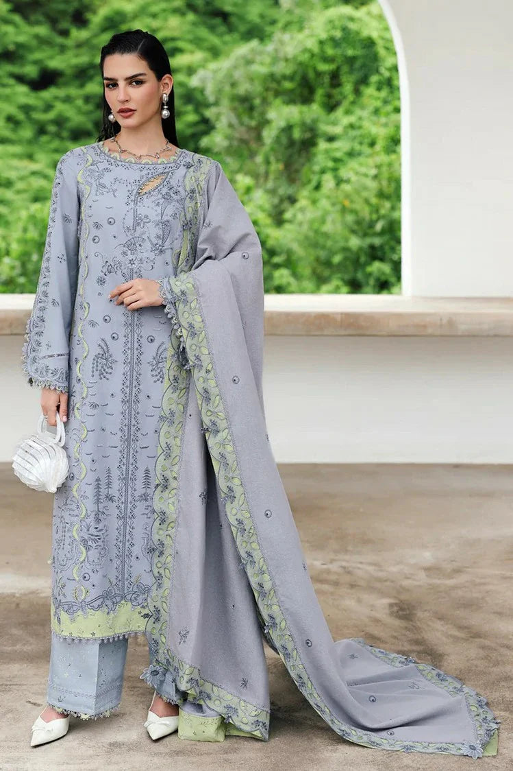 Qalamkar - Qline Luxury Linen Collection - KL-13 SAAHIL - Unstitched