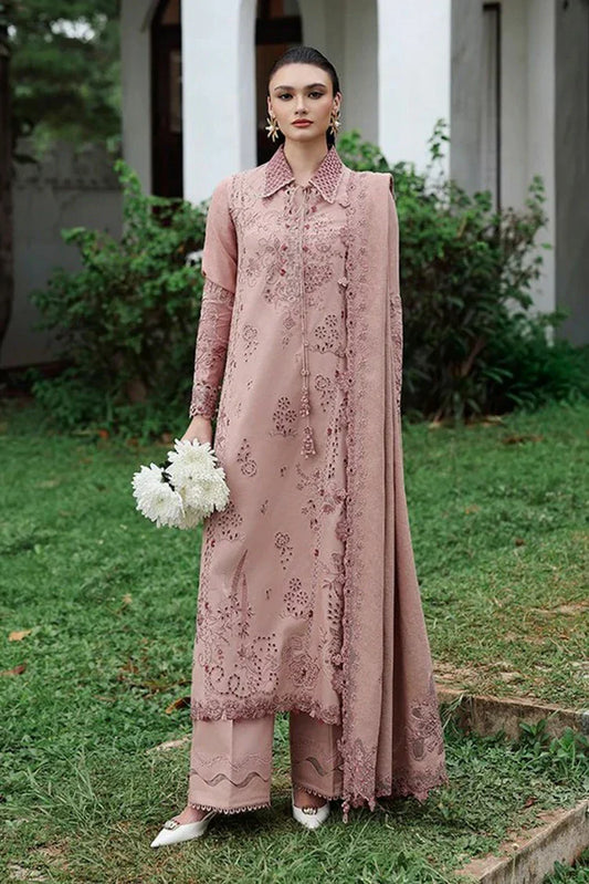 Qalamkar - Qline Luxury Linen Collection - KL-08 VEIL - Unstitched