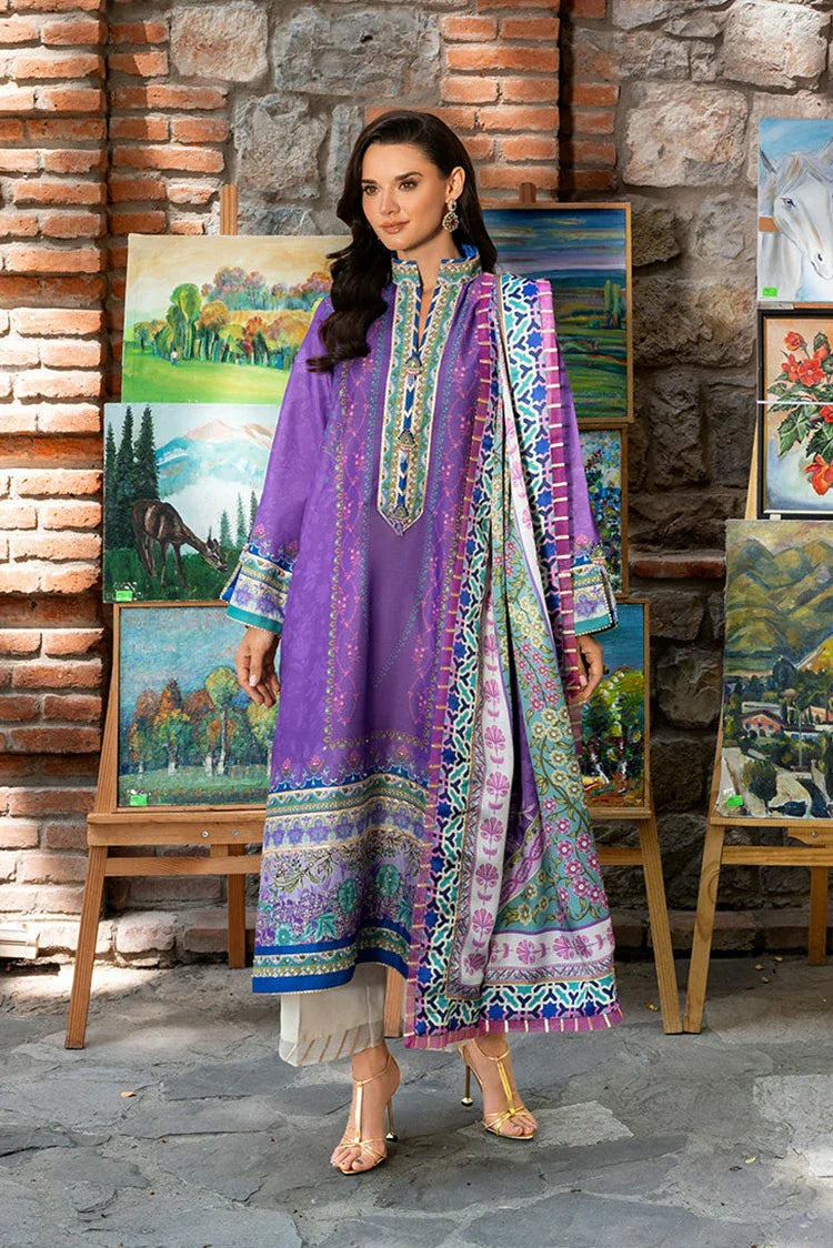 Mushq - Nirvana Printed Silk Collection - HUNPS 250102 Cosmic Spindle - Unstitched