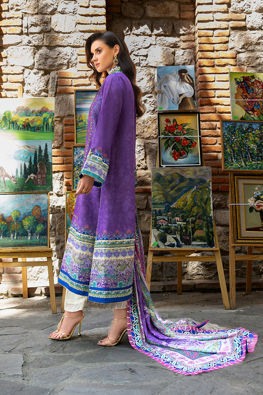 Mushq - Nirvana Printed Silk Collection - 02 Cosmic Spindle - Unstitched