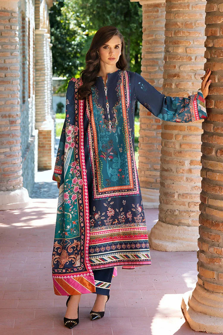 Mushq - Nirvana Printed Silk Collection - HUNPS 250103 Nova Bloom - Unstitched