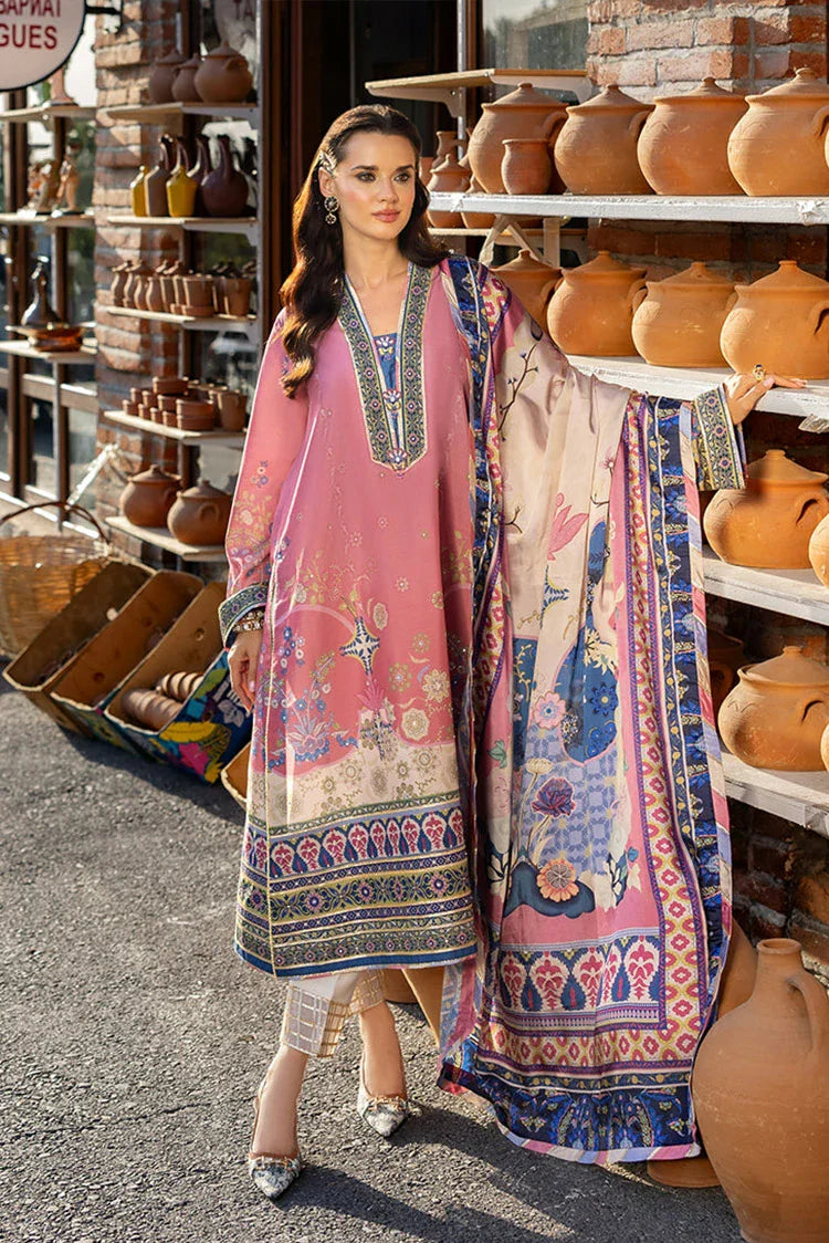 Mushq - Nirvana Printed Silk Collection - HUNPS 250106 Meridian Bloom - Unstitched