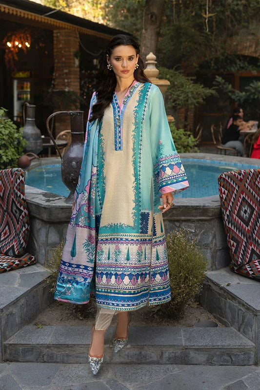 Mushq - Nirvana Printed Silk Collection - HUNPS 250107 Seraphic Dust - Unstitched