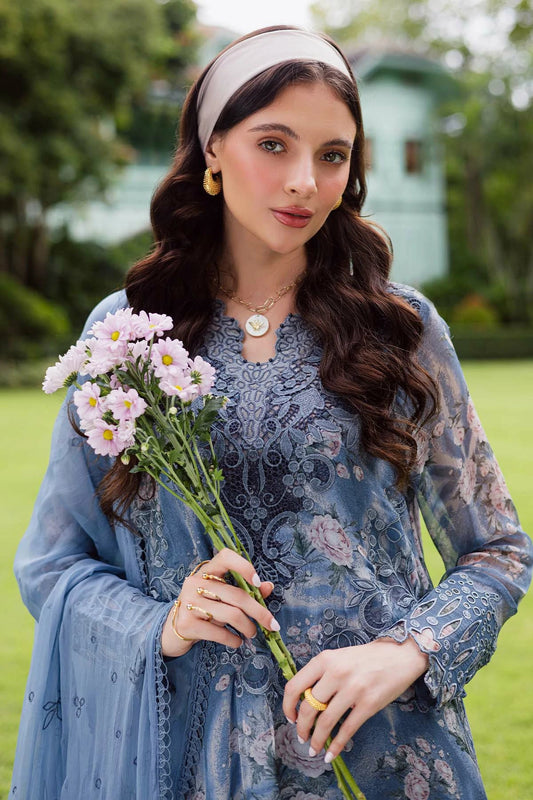 Nureh - Ballerina Embroidered Chiffon Collection Vol 3 - NU2-184 - Unstitched