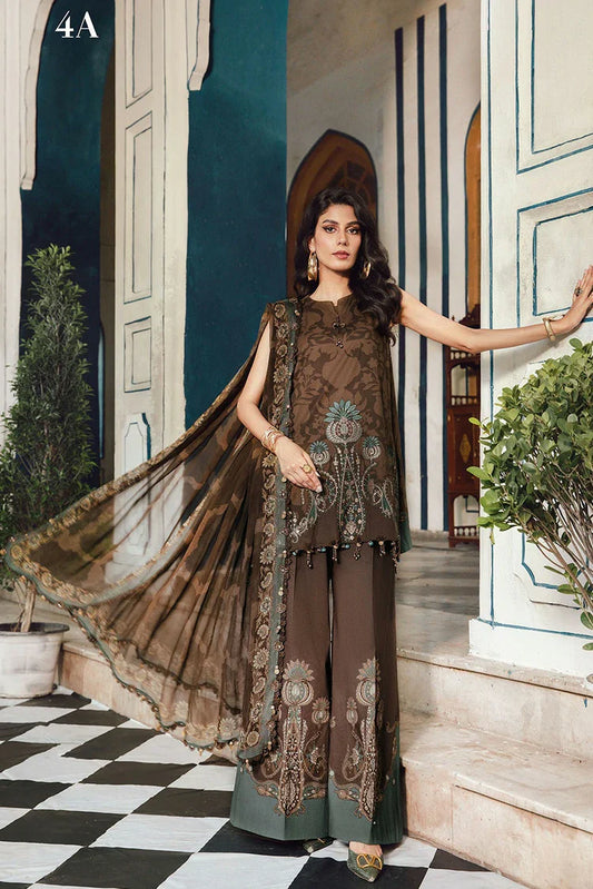 Maria B - Rani Mahal M Prints Fall Collection - MPT-27-04A - Unstitched