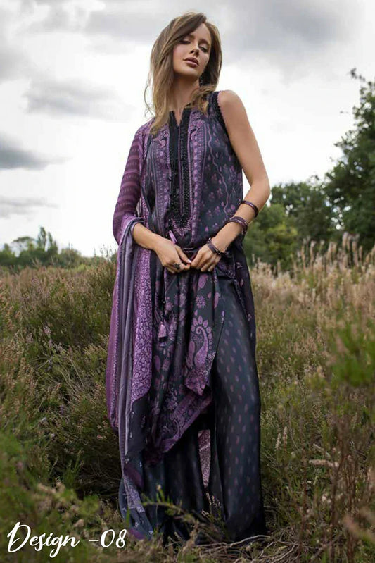 Sobia Nazir - SN Silk Collection - D-08 - Unstitched