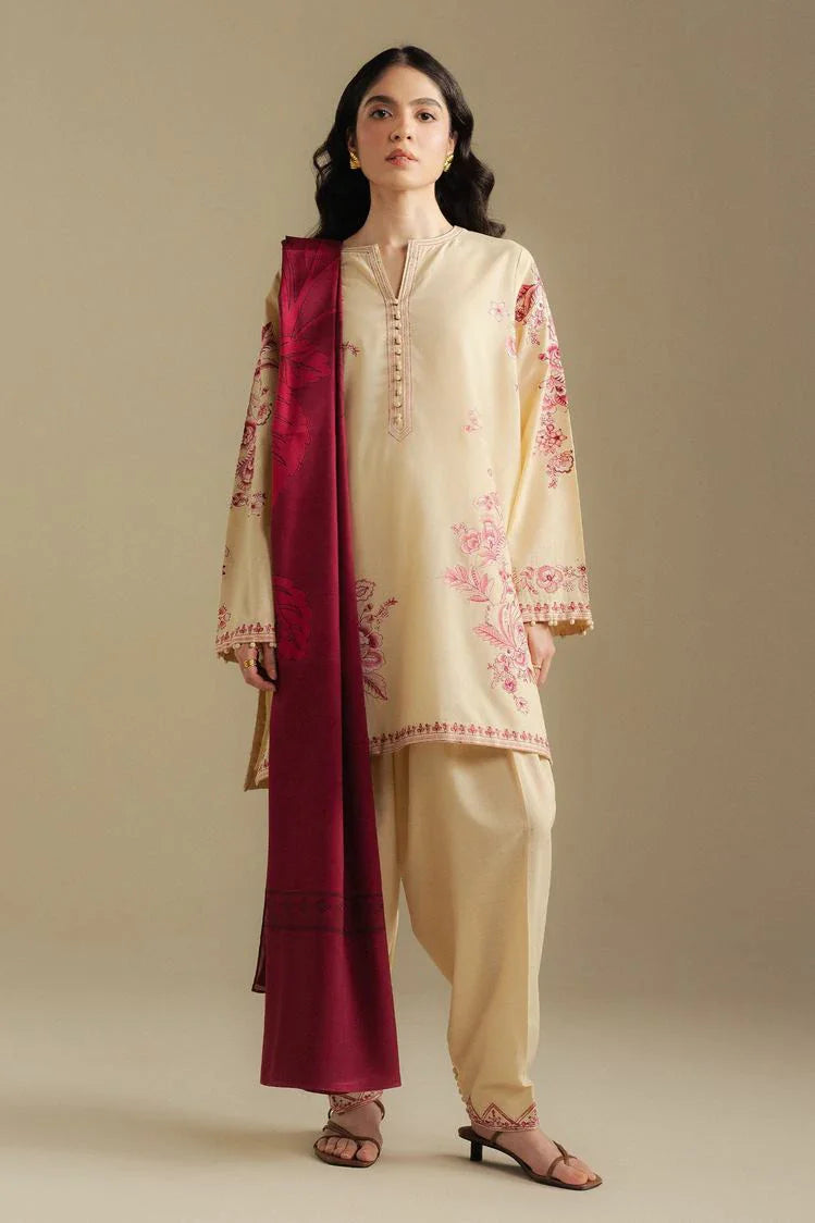 Zara Shahjahan - Coco Winter Collection - SNOWDROP-10A - Unstitched