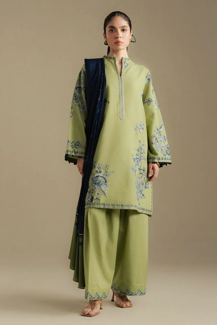 Zara Shahjahan - Coco Winter Collection - SNOWDROP-10B - Unstitched