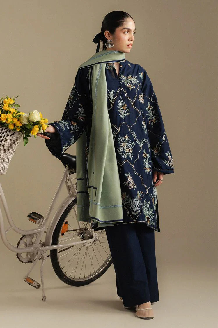 Zara Shahjahan - Coco Winter Collection - AMBER-1B - Unstitched