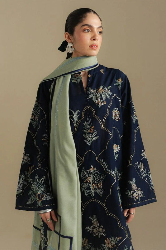 Zara Shahjahan - Coco Winter Collection - AMBER-1B - Unstitched