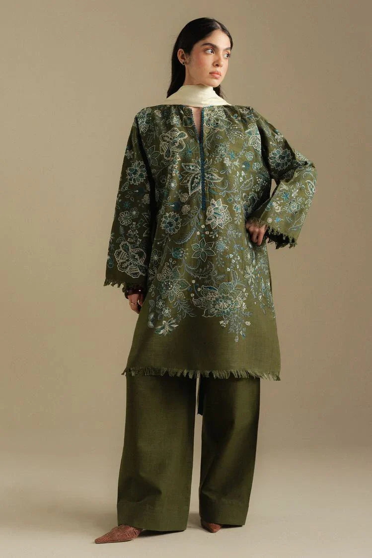 Zara Shahjahan - Coco Winter Collection - MIST-2A - Unstitched