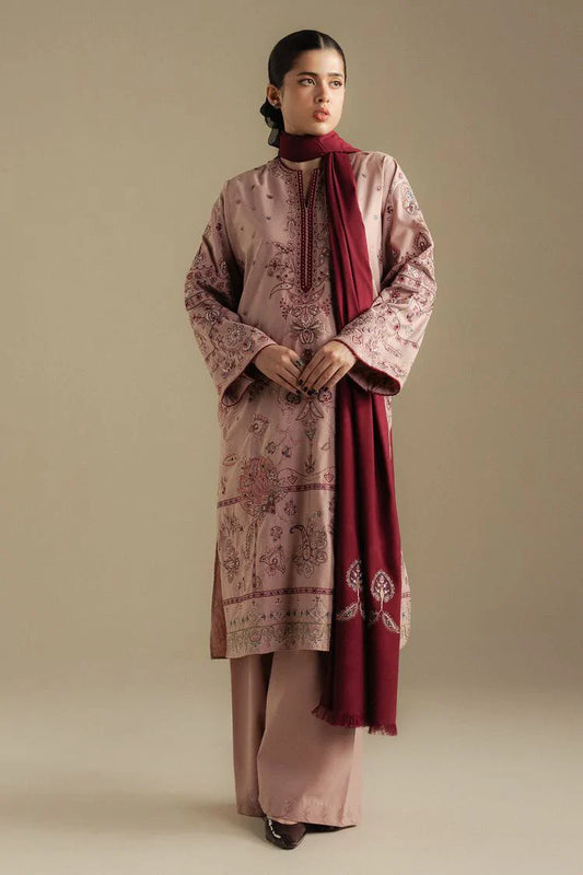 Zara Shahjahan - Coco Winter Collection - BLOOM-6A - Unstitched