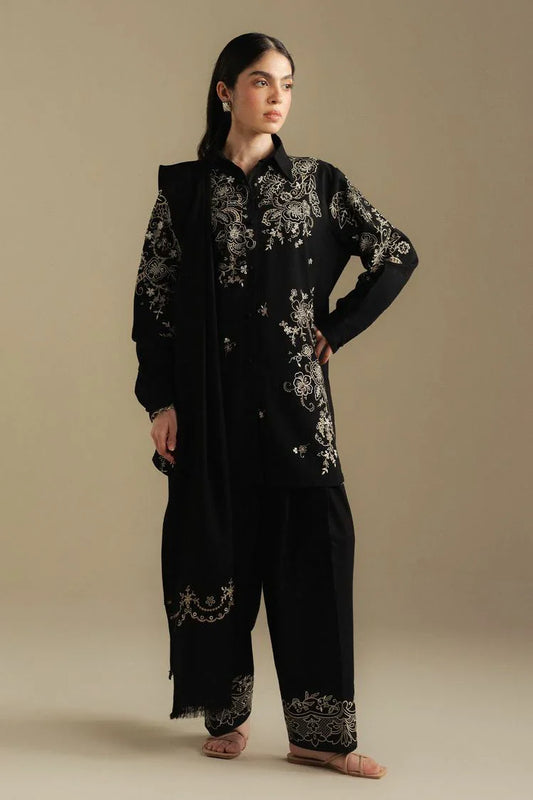 Zara Shahjahan - Coco Winter Collection - LAUREL-9A - Unstitched