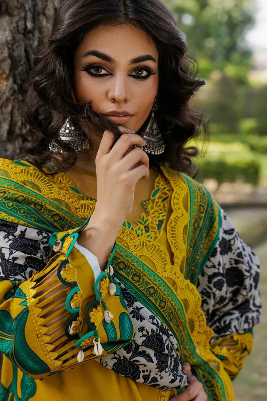 Charizma - Combination Embroidered Linen Collection Vol 2 - CCW6-11 - Unstitched