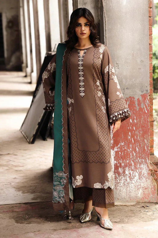 Charizma - Combination Embroidered Linen Collection Vol 2 - CCW6-16 - Unstitched