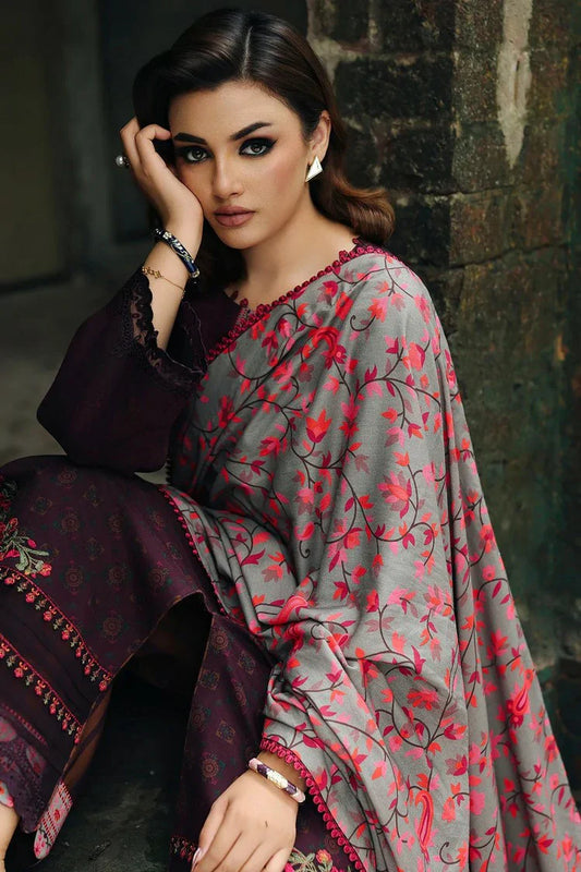 Charizma - Combination Embroidered Linen Collection Vol 2 - CCW6-17 - Unstitched