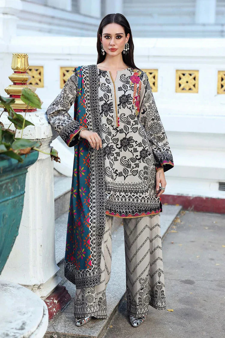 Charizma - Combination Embroidered Linen Collection Vol 2 - CCW6-19 - Unstitched