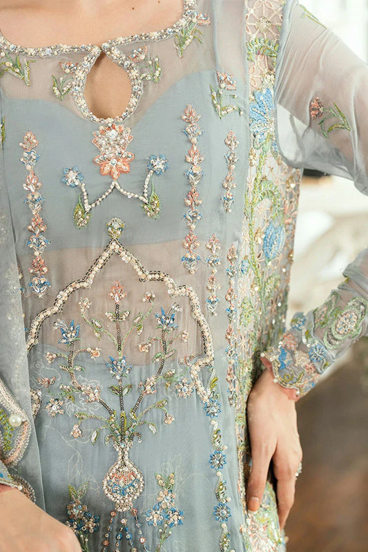 Mushq - Shaam Shandar Chiffon Collection - Jashn e Jahanara MUNCH250105U - Unstitched