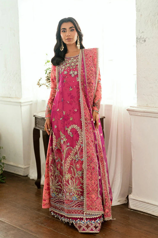 Mushq - Shaam Shandar Chiffon Collection - Geet Gulabi MUNCH250106U - Unstitched