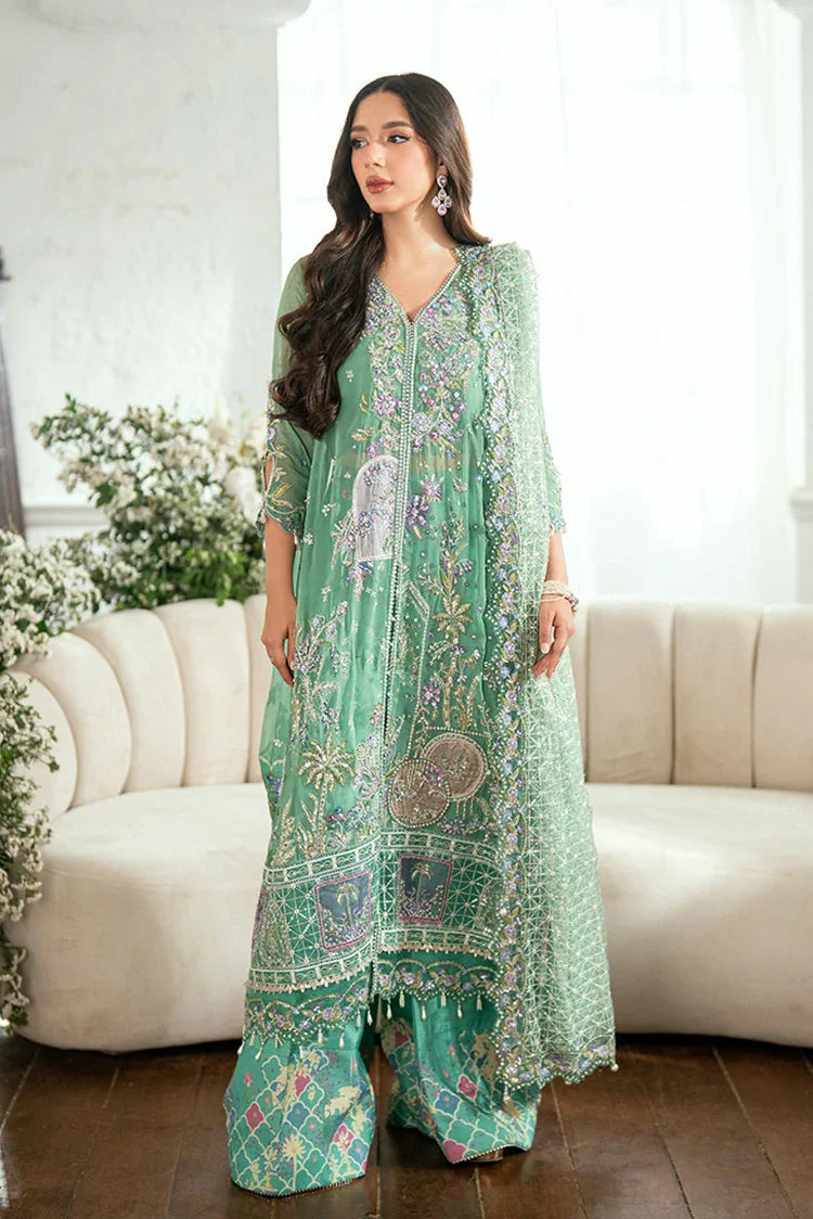 Mushq - Shaam Shandar Chiffon Collection - Adaa MUNCH250108U - Unstitched