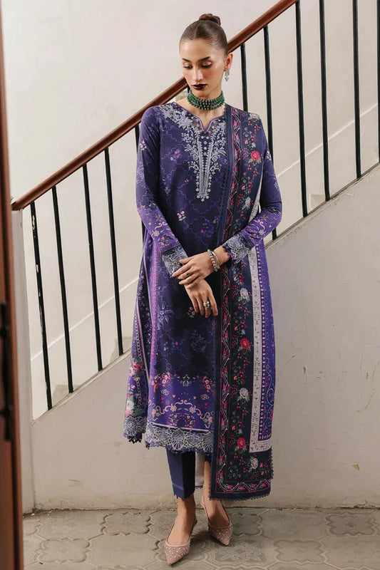 Qalamkar - Qprints Fall Collection - QW-03 (B) VANNA - Unstitched