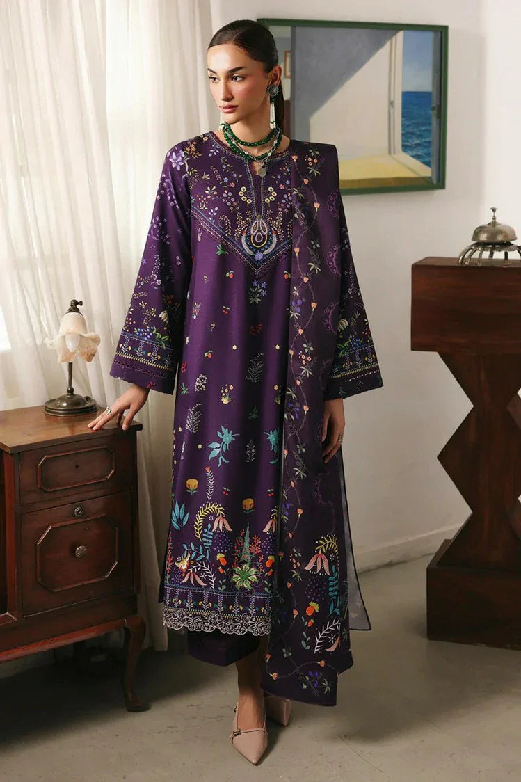 Qalamkar - Qprints Fall Collection - QW-05 (A) ELIAN - Unstitched