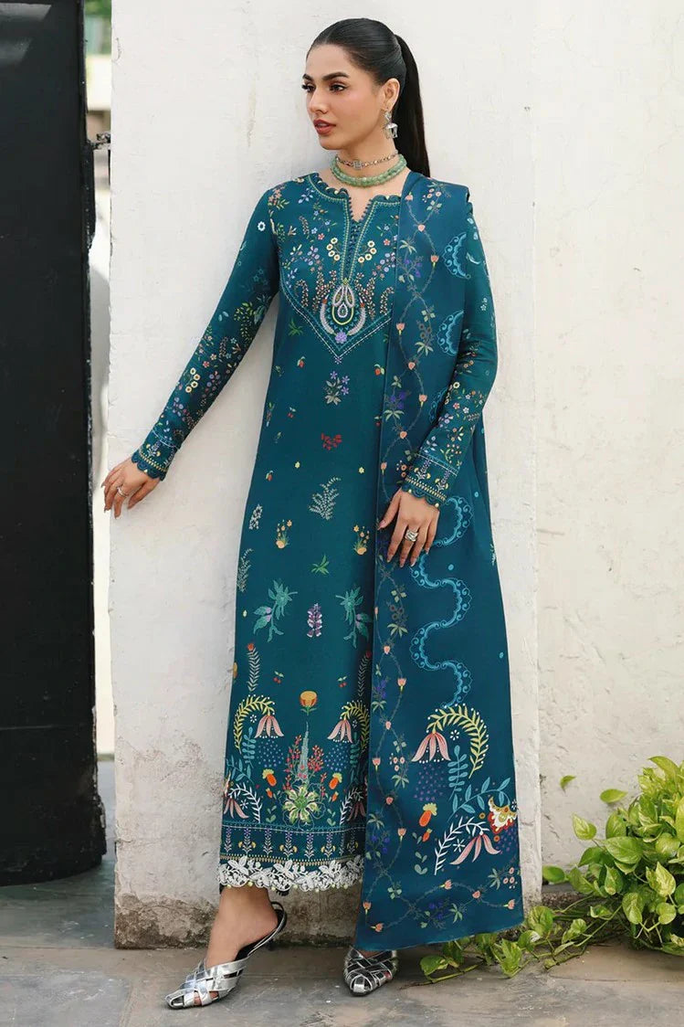 Qalamkar - Qprints Fall Collection - QW-05 (B) AMIEL - Unstitched