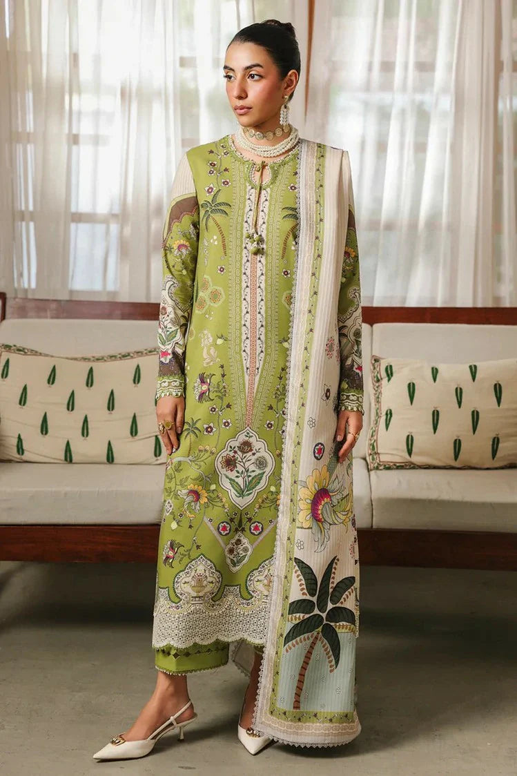 Qalamkar - Qprints Fall Collection - QW-07 (B) TAHLIA - Unstitched