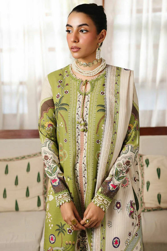 Qalamkar - Qprints Fall Collection - QW-07 (B) TAHLIA - Unstitched
