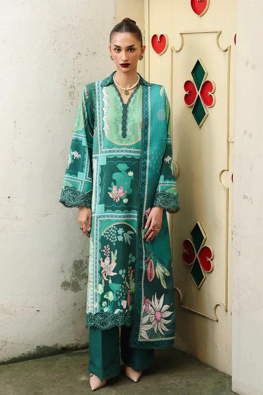Qalamkar - Qprints Fall Collection - QW-08 (B) ANIKA - Unstitched