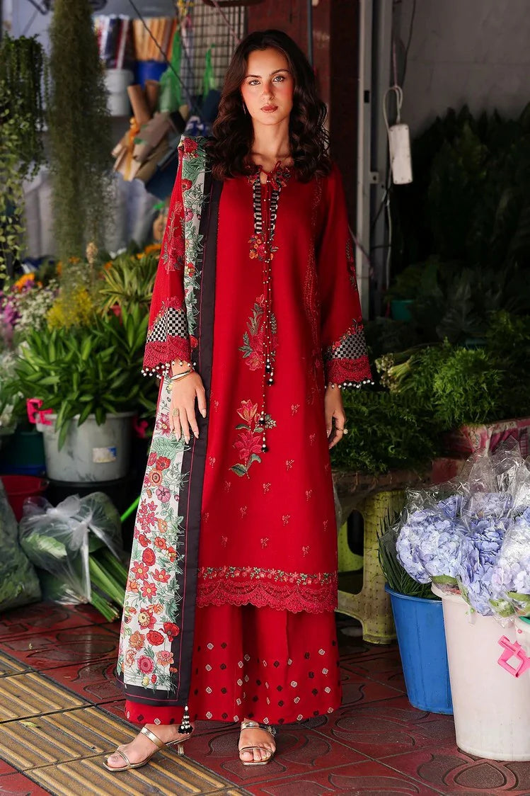 Charizma - Poshima Embroidered Peach Leather Collection Vol 1 - PSW5-08 - Unstitched