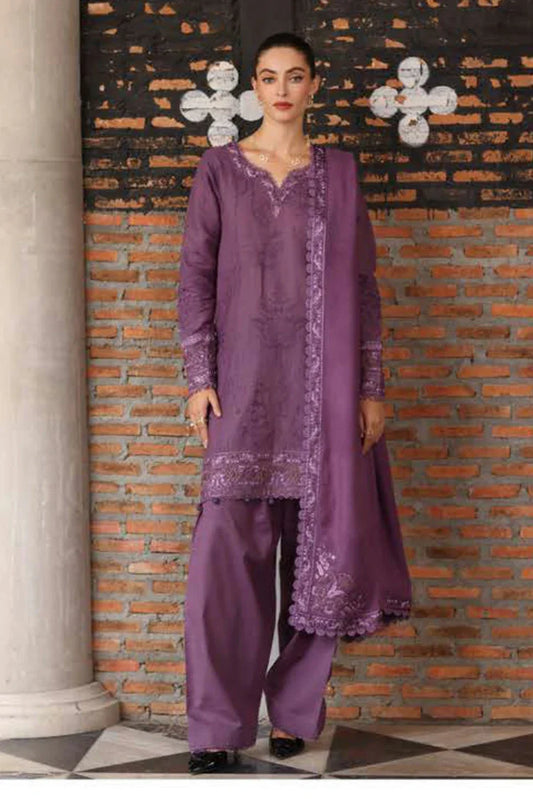 Noor by Saadia Asad - Noor Winter Pashmina Shawl - D6-Serenity - Unstitched