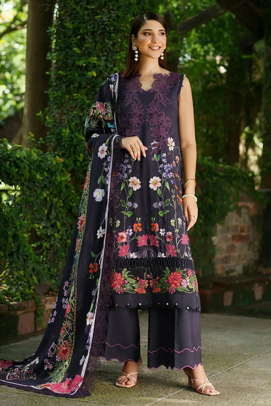 Asifa & Nabeel - Meraki Winter Collection - ANM-04-Winter Rose - Unstitched