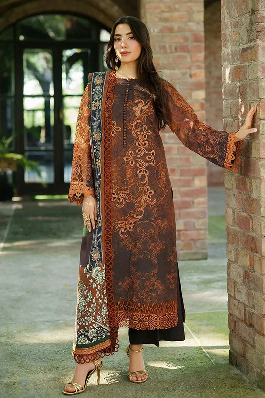 Asifa & Nabeel - Meraki Winter Collection - ANM-07-Forest Calm - Unstitched