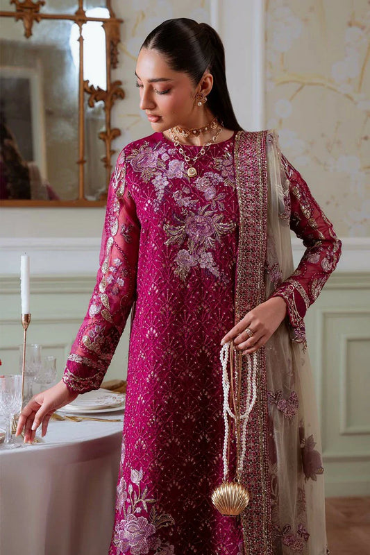 Nureh - Elanora Embellished And Embroidered Luxury Chiffon Collection Vol 3 - NEL-78 - Unstitched