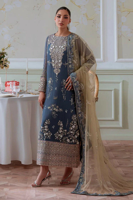 Nureh - Elanora Embellished And Embroidered Luxury Chiffon Collection Vol 3 - NEL-82 - Unstitched