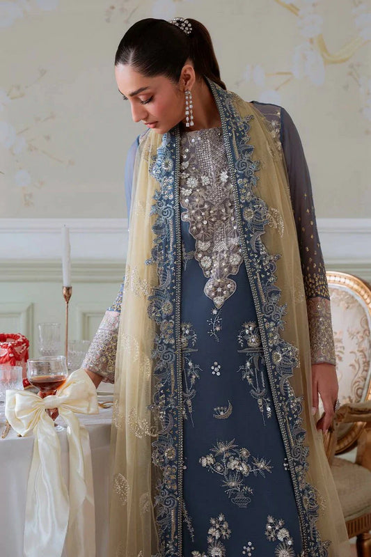 Nureh - Elanora Embellished And Embroidered Luxury Chiffon Collection Vol 3 - NEL-82 - Unstitched