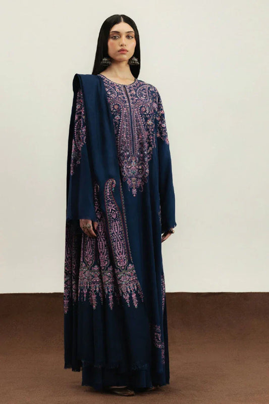 Zara Shahjahan - Winter Unstitched Collection - NEELUM-D3 - Unstitched