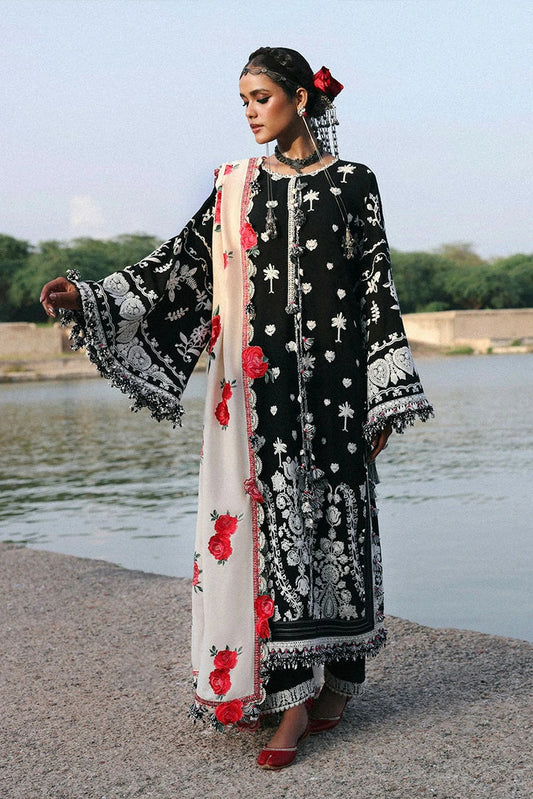 Hussain Rehar - Karandi Unstitched Collection - 02-Rose - Unstitched