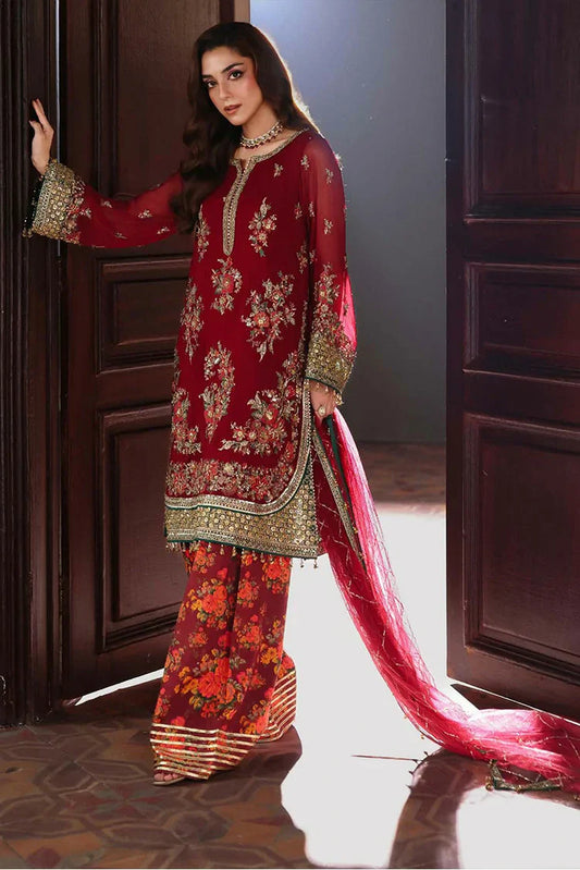 Charizma - Dastan-e-Jashan Premium Chiffon Collection Limited Edition Vol 2 - DJW5-09 - Unstitched