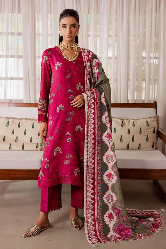 Nureh - Signature Prints Printed Linen Jacquard Collecton Vol 4 - SP-187 - Unstitched