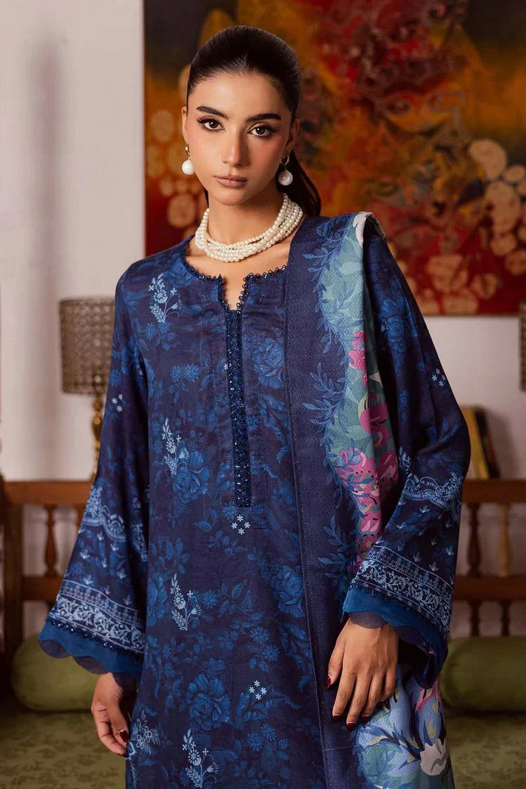 Nureh - Signature Prints Printed Linen Jacquard Collecton Vol 4 - SP-188 - Unstitched