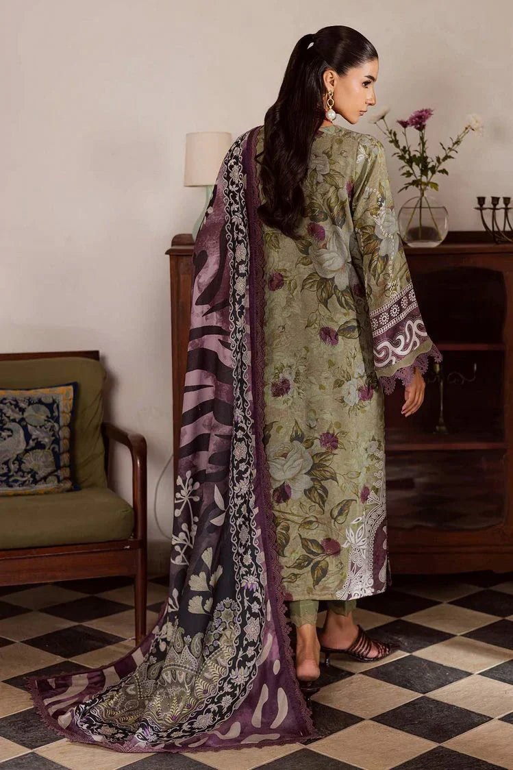Nureh - Signature Prints Printed Linen Jacquard Collecton Vol 4 - SP-191 - Unstitched